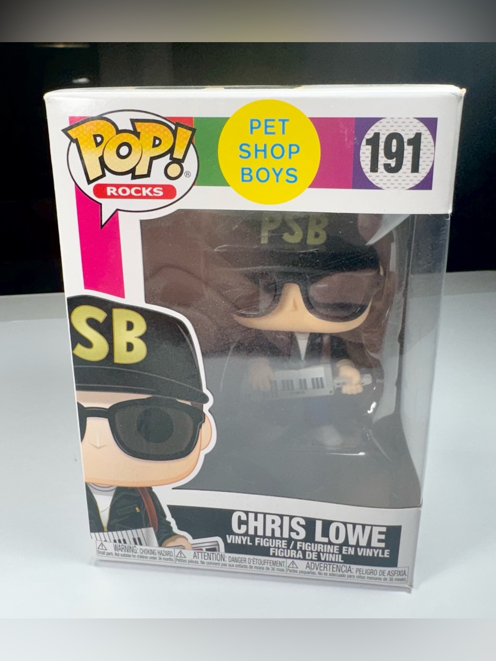 Funko POP! Rocks Pet Shop Boys Chris Lowe #191 2020 Release (Damaged Box)
